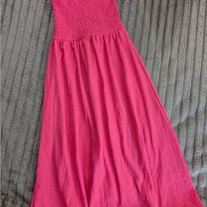 H&M Pink Textured Dress